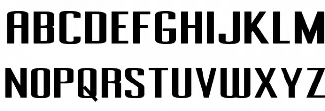 Pecot Bold Schriftart Groß