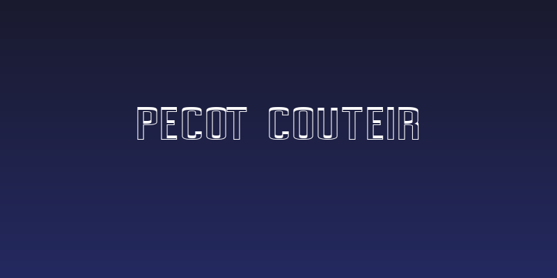 Pecot Couteir Social Header