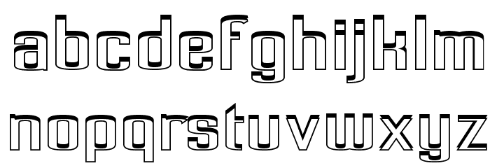 Pecot Couteir Font LOWERCASE