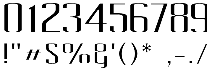 Pecot Light Font OTHER CHARS