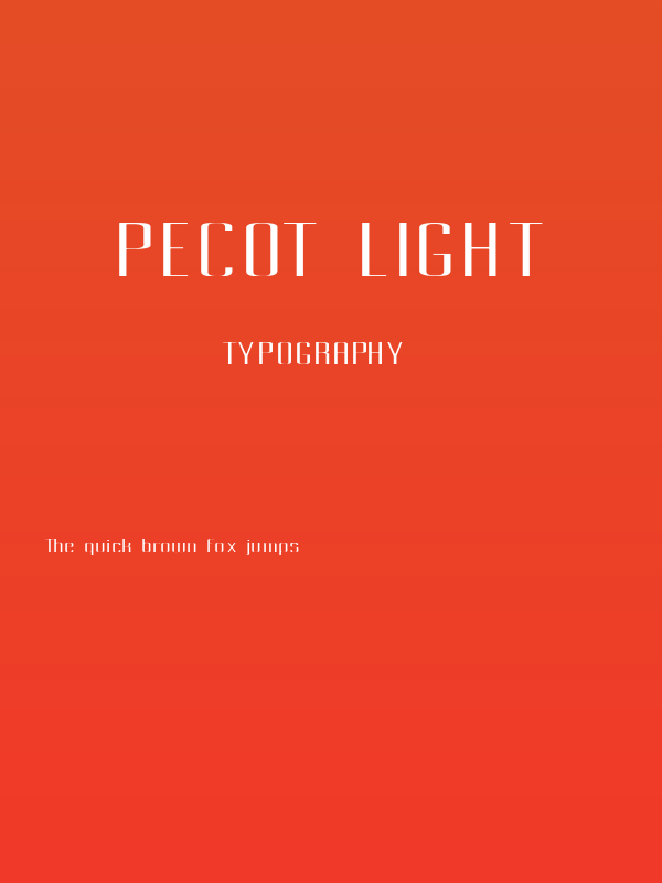 Pecot Light Poster