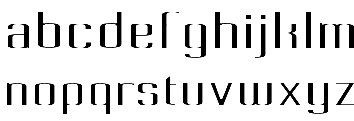 Pecot Light Font LOWERCASE