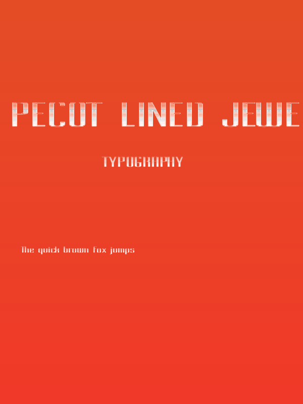 Pecot Lined Jewel Poster