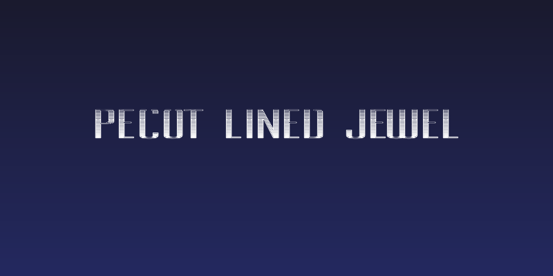 Pecot Lined Jewel Social Header