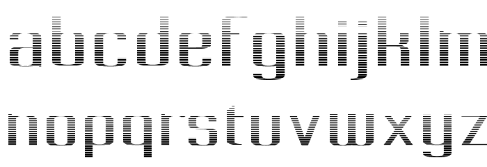 Pecot Lined Font LOWERCASE