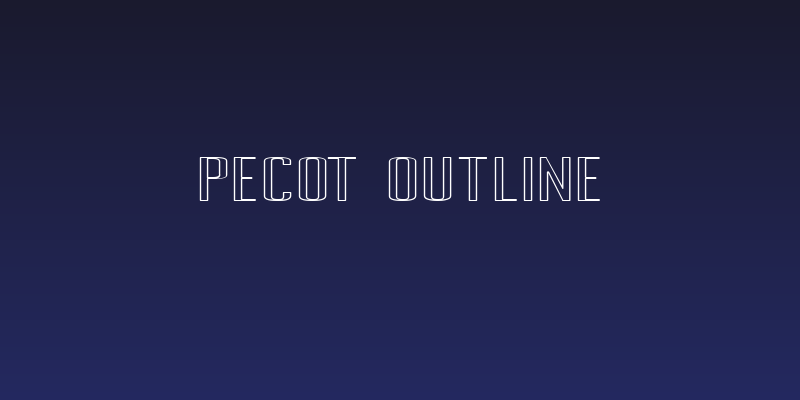 Pecot Outline Social Header