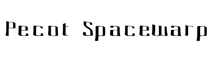 Pecot Spacewarp  Free Fonts Download