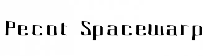 Pecot Spacewarp  تنزيل الخطوط