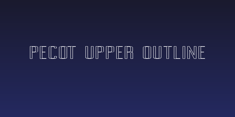 Pecot Upper Outline Social Header