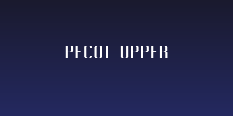 Pecot Upper Social Header