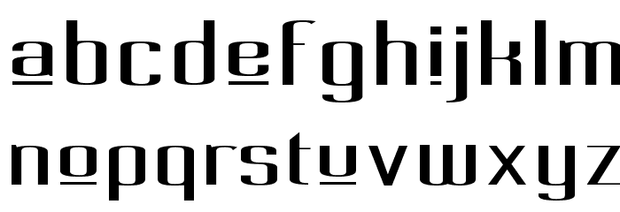 Pecot Upper Font LOWERCASE