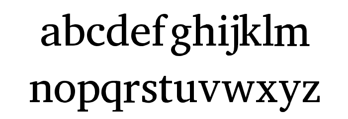 Peddana Regular Font LOWERCASE