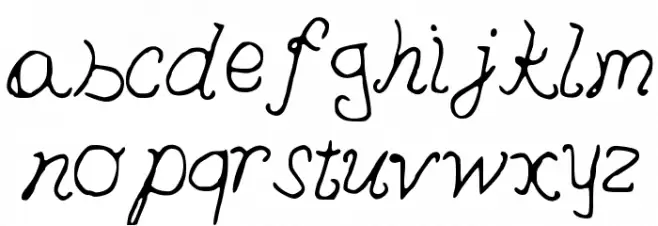 PedersenFont Medium Caratteri MINUSCOLO