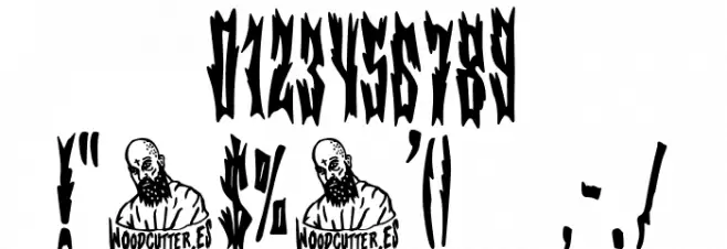 Pedralbes Carnage 字体 其它煤焦