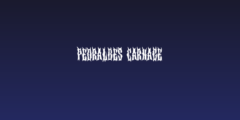 Pedralbes Carnage Social Header