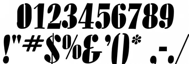 Pedro Bold Font OTHER CHARS