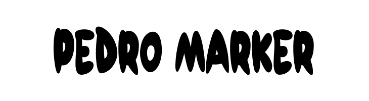 Pedro Marker फ़ॉन्ट