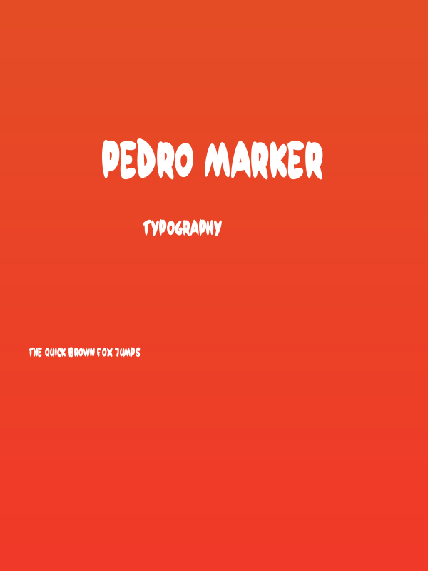 Pedro Marker Poster