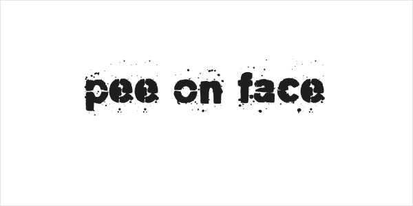 Pee_on_face Logo
