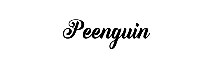Peenguin  नि: शुल्क फ़ॉन्ट्स डाउनलोड