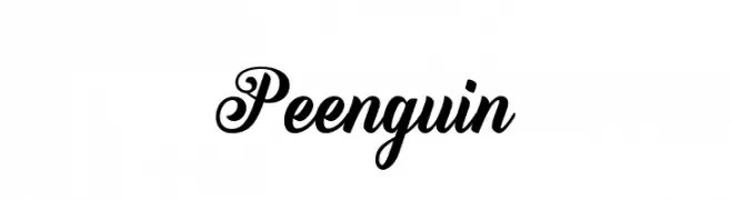 Peenguin  フリーフォントのダウンロード