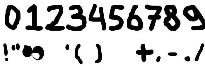 Peent Font OTHER CHARS