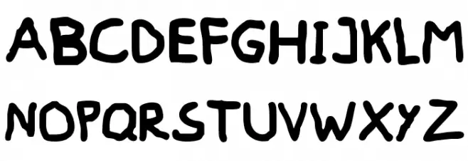 Peent Шрифта ВЕРХНИЙ