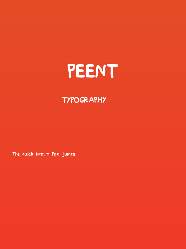 Peent Poster
