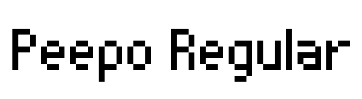 Peepo Regular  Free Fonts Download