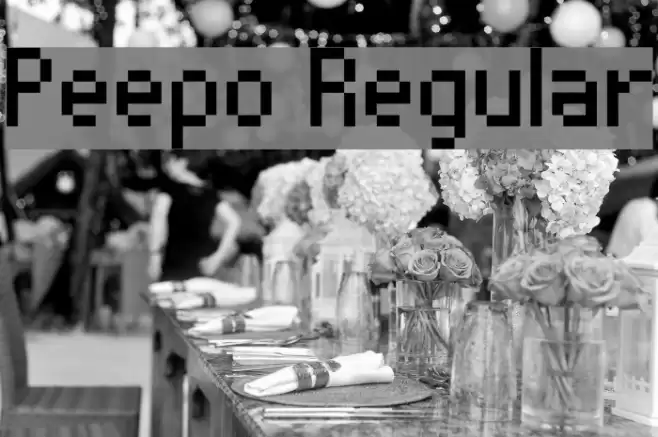 Peepo Regular Font examples