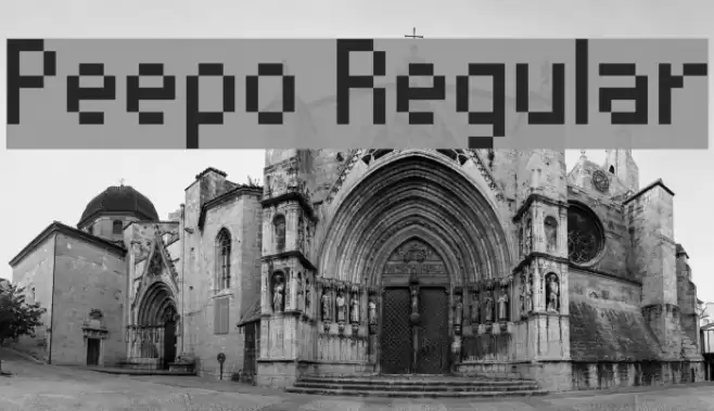 Peepo Regular Font examples