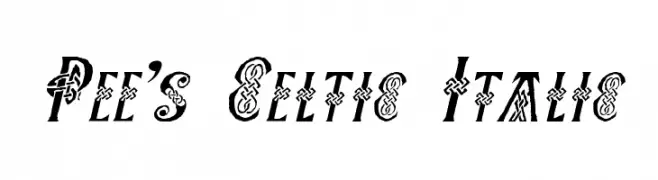 Pee's Celtic Italic 