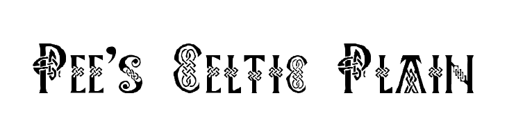 Pee's Celtic Plain  नि: शुल्क फ़ॉन्ट्स डाउनलोड