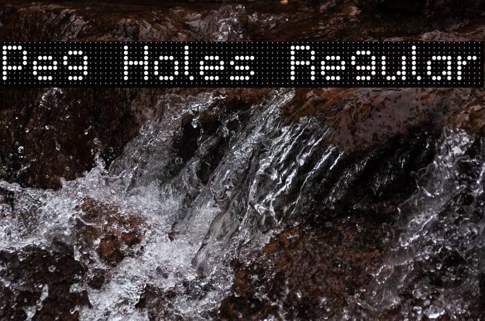 Peg Holes Regular Example 1