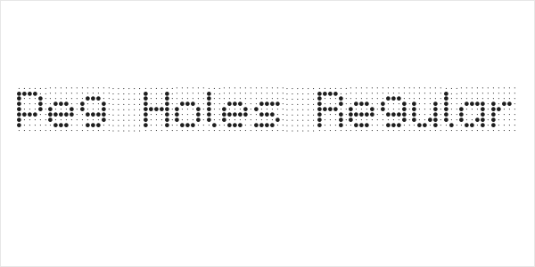 Peg Holes Regular Logo