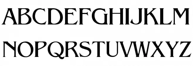 Pegasus Regular フォント 大文字