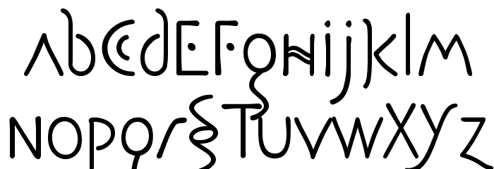 PegasusNormal Font LOWERCASE