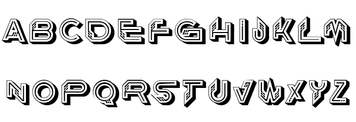 Pegaz Extruded Regular Font OTHER CHARS
