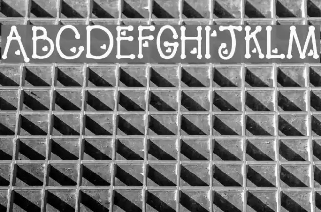 PeggyFont Bold Caratteri examples