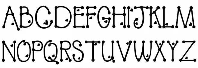 PeggyFont DemiBold Шрифта ВЕРХНИЙ