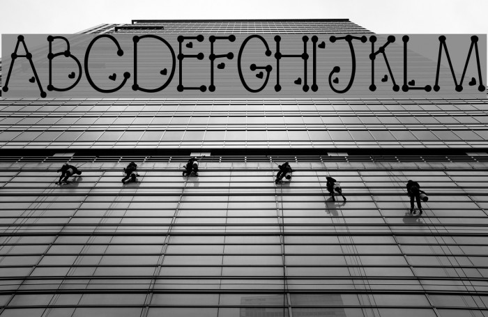 PeggyFont Light Font examples