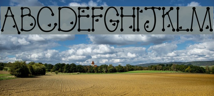 PeggyFont Light Font examples