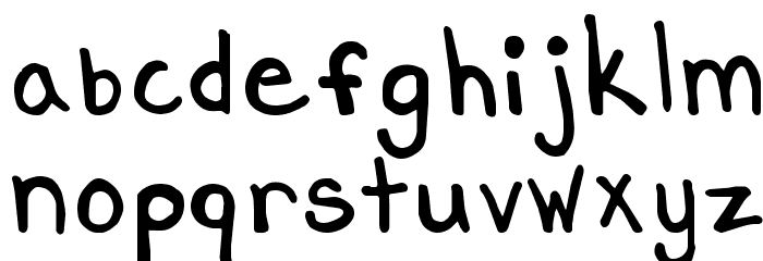 Peggy Font LOWERCASE