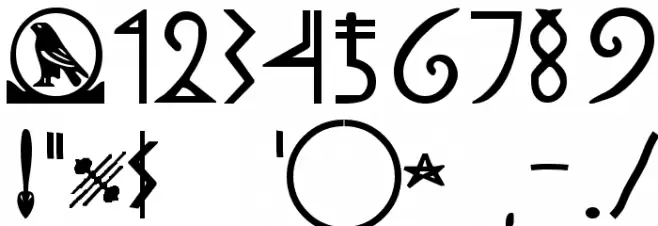 Pegypta Font OTHER CHARS