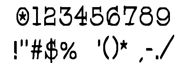 Pegyptienne Font OTHER CHARS