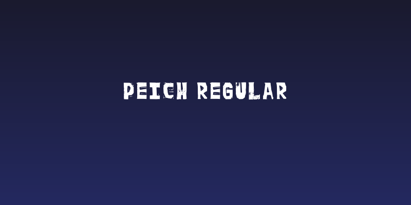 Peich Regular Social Header