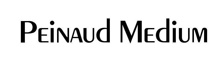 Peinaud Medium Font