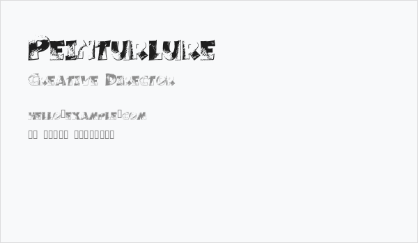 Peinturlure Business Card