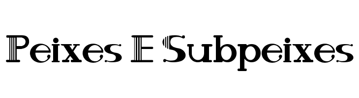 Peixes E Subpeixes  baixar fontes gratis