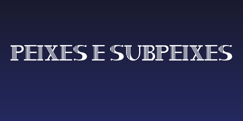 Peixes E Subpeixes Social Header